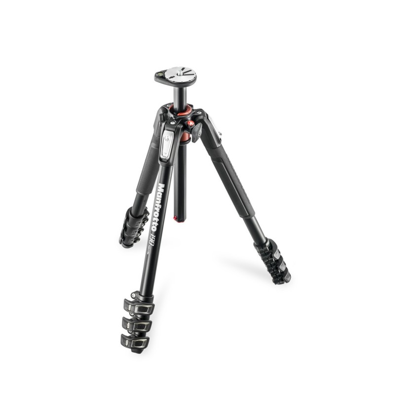 Manfrotto MT190XPRO4 treppiede Fotocamere digitali film 3 gamba gambe Nero