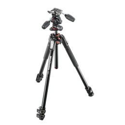 Manfrotto MK190XPRO3-3W treppiede Fotocamere digitali film 3 gamba gambe Nero