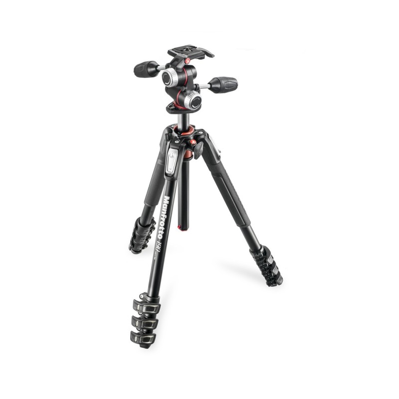 Manfrotto MK190XPRO4-3W treppiede Fotocamere digitali film 3 gamba gambe Nero