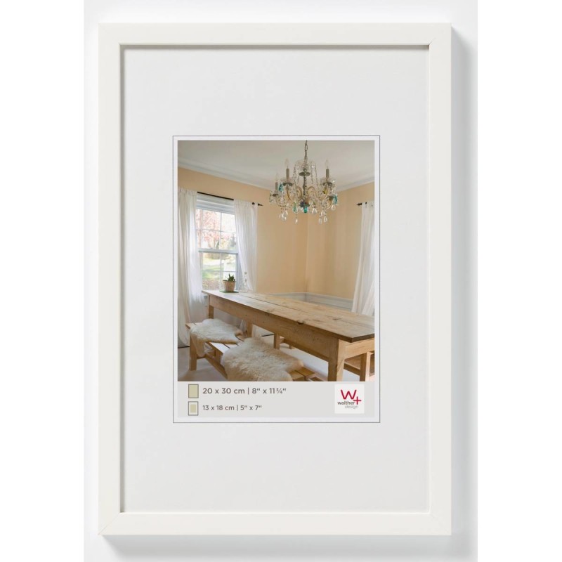 Walther Design BP318V cornice per quadro Cornice per foto singola Bianco