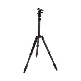 Rollei Compact Traveler No. 1 Carbon treppiede Fotocamere digitali film 3 gamba gambe Nero