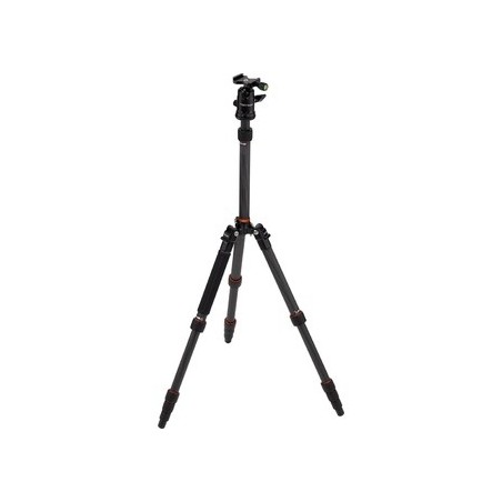 Rollei Compact Traveler No. 1 Carbon treppiede Fotocamere digitali film 3 gamba gambe Nero