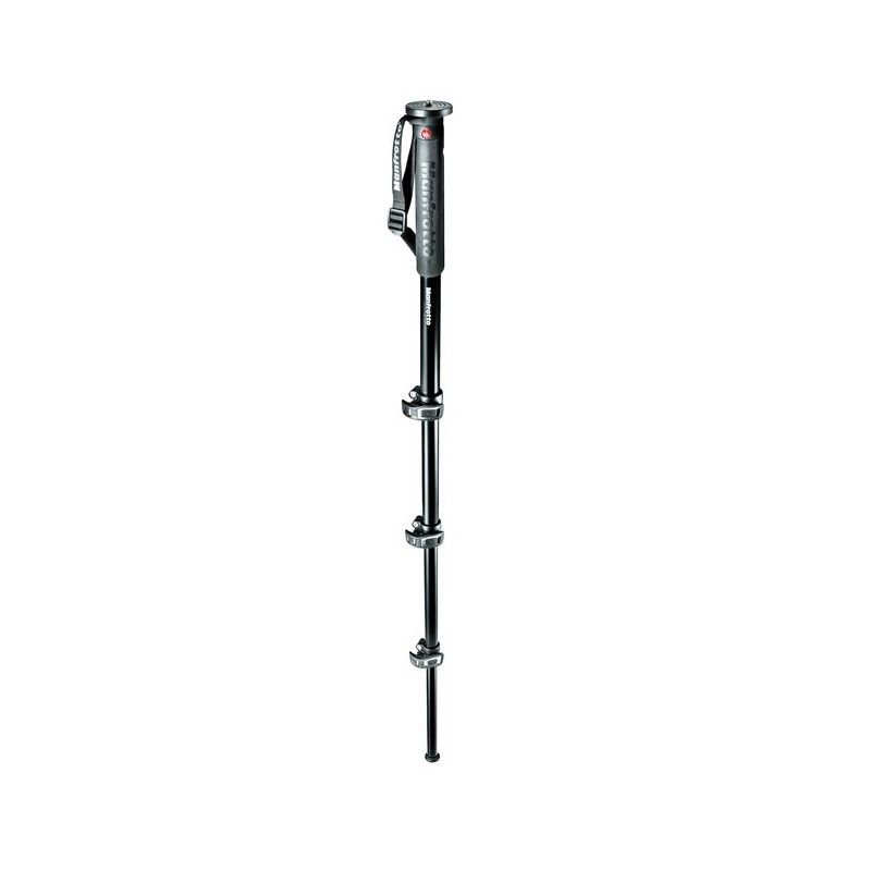 Manfrotto MPMXPROA4 monopiede per fotocamera 1 4, 3 8" Alluminio Nero