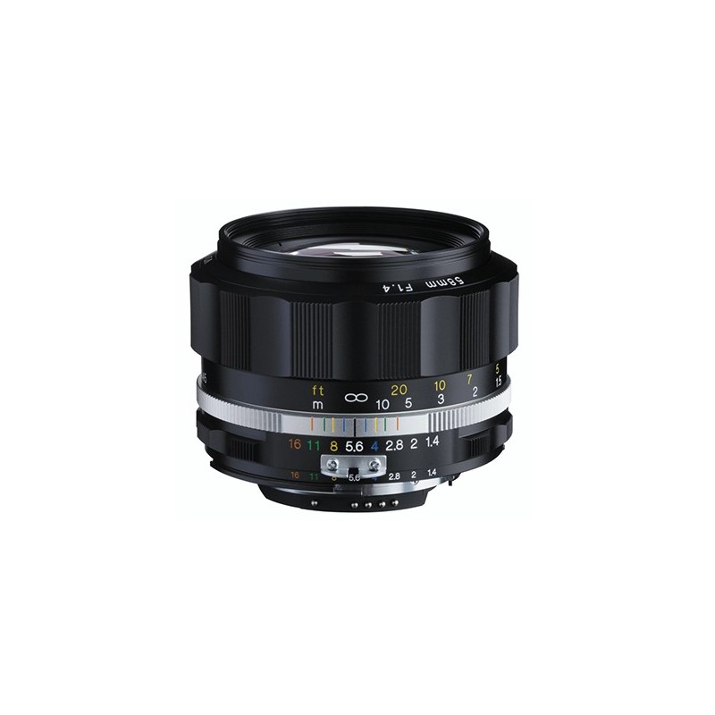 Voigtlander Nokton 58mm f1,4 SLII-S AI-S (CPU) schwarz