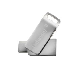 Intenso cMobile Line unità flash USB 64 GB USB Type-A   USB Type-C 3.2 Gen 1 (3.1 Gen 1) Argento