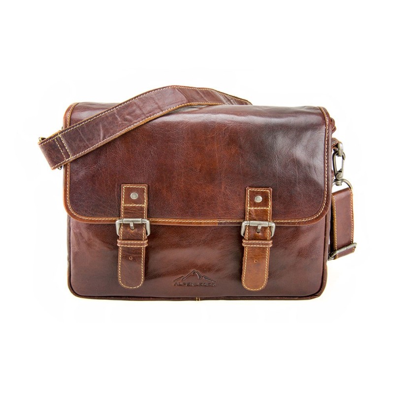 Alpenleder Camera Bag Reporter Brandy