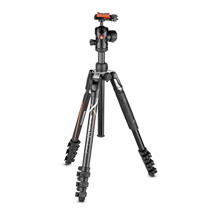 Manfrotto MKBFRLA-BH treppiede Fotocamere digitali film 3 gamba gambe Nero, Argento