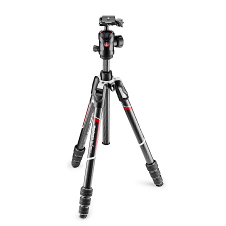 Manfrotto MKBFRTC4GT-BH treppiede Videocamera portatile 3 gamba gambe Nero, Argento