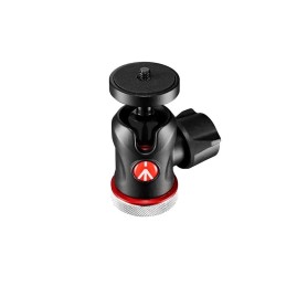 Manfrotto MH492LCD-BH testa per treppiede Nero, Rosso Alluminio 1 4" Palla