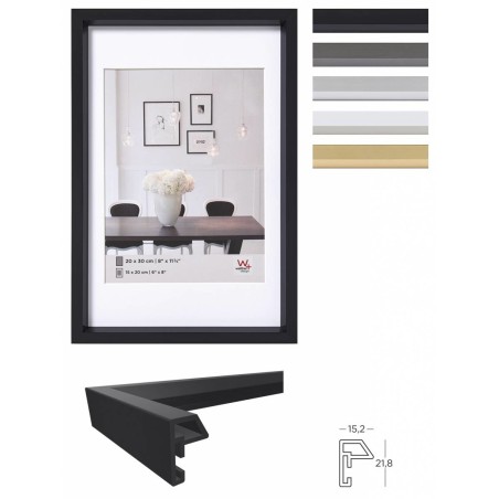 Walther Design ES330B cornice per quadro Cornice per foto singola Nero