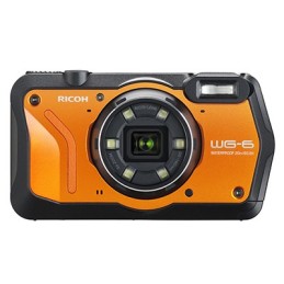 Ricoh WG-6 1 2.3" Fotocamera compatta 20 MP CMOS 3840 x 2160 Pixel Nero, Arancione
