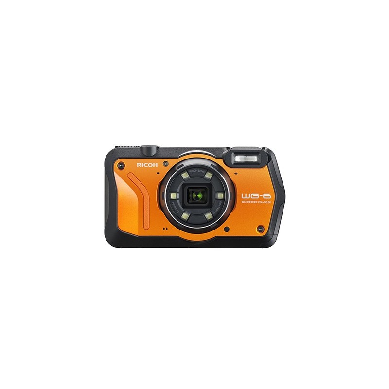 Ricoh WG-6 1 2.3" Fotocamera compatta 20 MP CMOS 3840 x 2160 Pixel Nero, Arancione