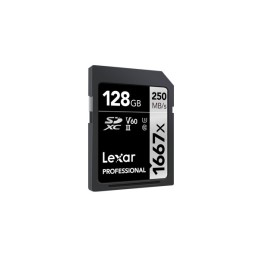 Lexar SDXC, 128 GB UHS-II Classe 10