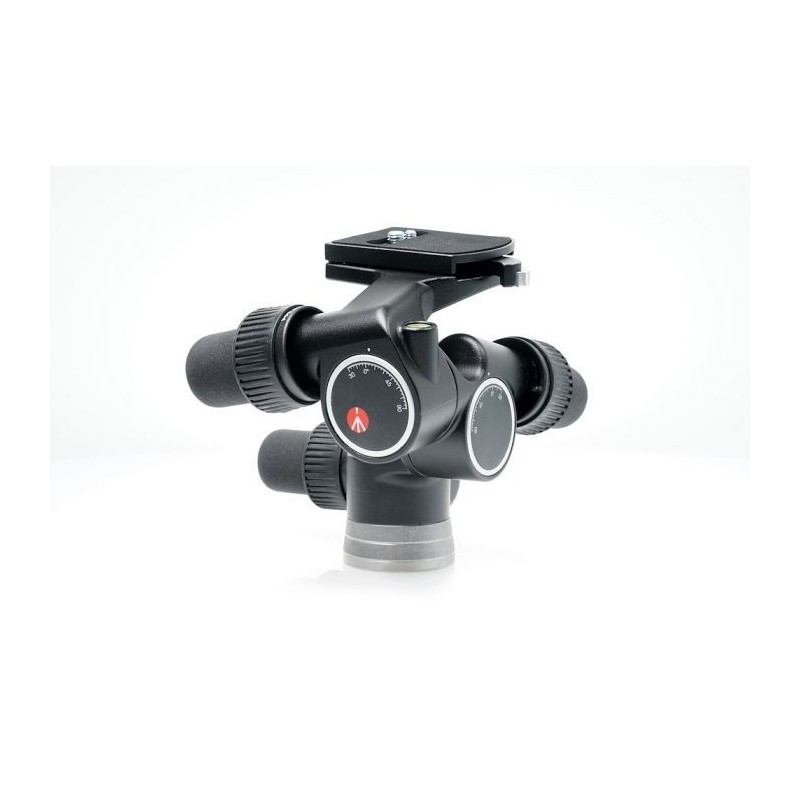 Manfrotto 405 testa per treppiede Nero Alluminio 1 4, 3 8"