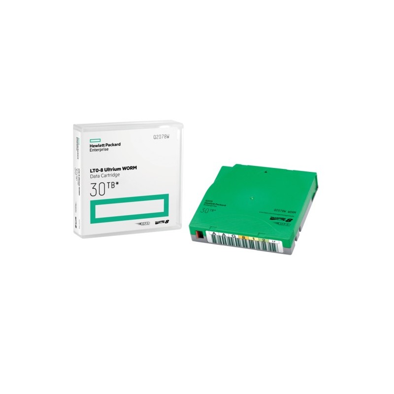 HPE LTO-8 Ultrium Nastro dati vuoto 30 TB 1,27 cm