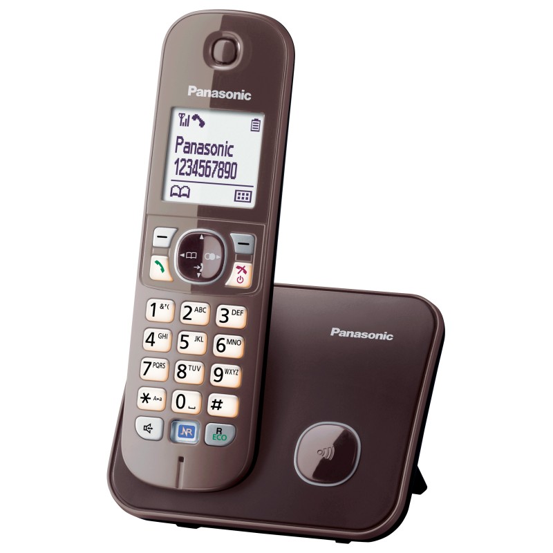 Panasonic KX-TG6811GA telefono Telefono DECT Identificatore di chiamata Marrone