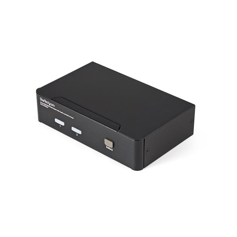 StarTech.com Switch KVM HDMI USB 2 porte, con audio e hub USB 2.0