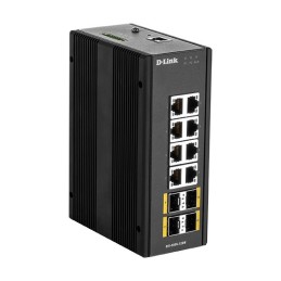 D-Link DIS‑300G‑12SW Gestito L2 Gigabit Ethernet (10 100 1000) Nero