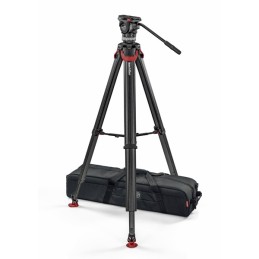 Sachtler System Ace XL FT MS treppiede Fotocamere digitali film 3 gamba gambe Nero