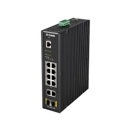 D-Link DIS-200G-12PS switch di rete Gestito L2 Gigabit Ethernet (10 100 1000) Supporto Power over Ethernet (PoE) Nero