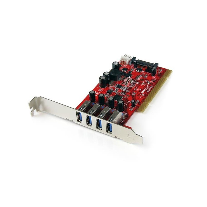 4 Port USB 3.0 PCI Schnittstellenkarte - PCI SuperSpeed USB 3.0 Controller Ka...