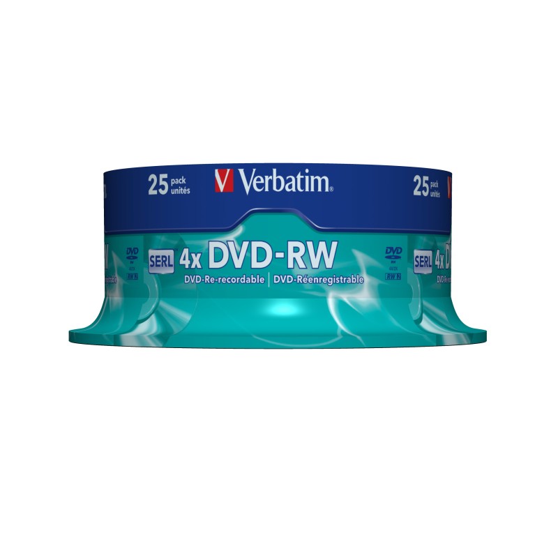 Verbatim DVD-RW Matt Silver 4,7 GB 25 pz