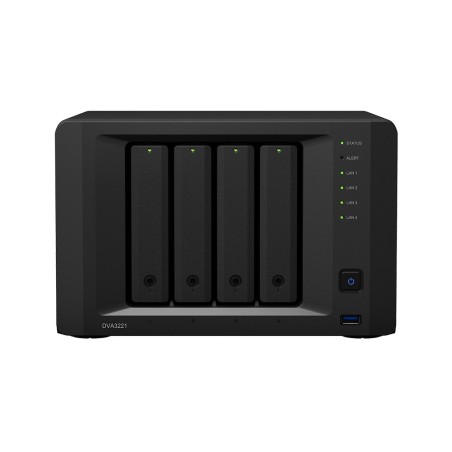 Synology DVA3221 Videoregistratore di rete (NVR) Nero