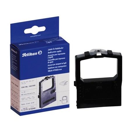 Pelikan Ribbon for Oki ML 182 390 Nylon Black nastro per stampante