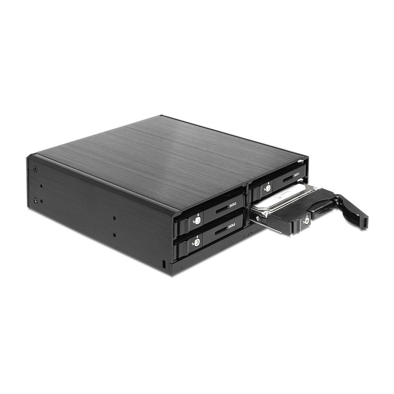 5.25" Mobile Rack for 4 x 2.5? SATA HDD / SSD - Gehause fur Speicherlaufwerke...