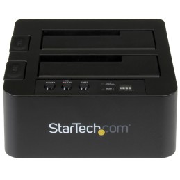 StarTech.com Dock Duplicatore autonomo USB 3.1 (10Gbps) per SATA SSD HDD da 2,5" & 3,5" - Duplicatore fast-speed 28GB min