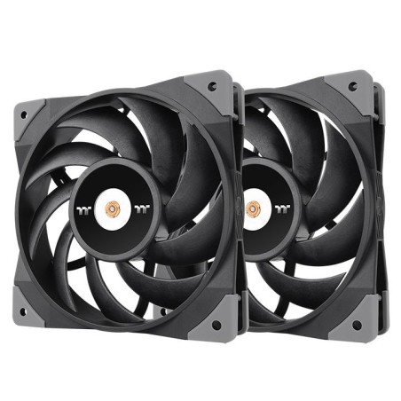 Thermaltake TOUGHFAN 12 Case per computer Ventilatore 12 cm Nero 2 pz