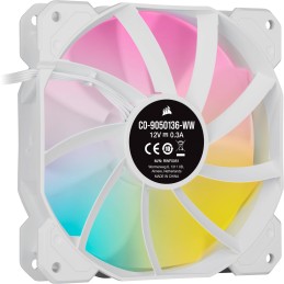 Corsair SP120 RGB ELITE Case per computer Ventilatore 12 cm Bianco 1 pz