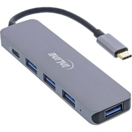 InLine USB 3.2 USB-C Multi Hub (4x USB-A 5Gb s + USB-C (Dati PD 87W)