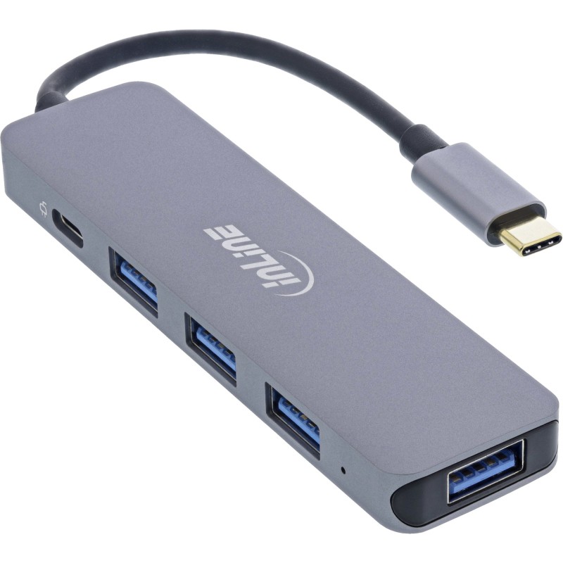 USB 3.2 USB-C Multi Hub (4x USB-A 5Gb/s + USB-C (Data/PD 87W)