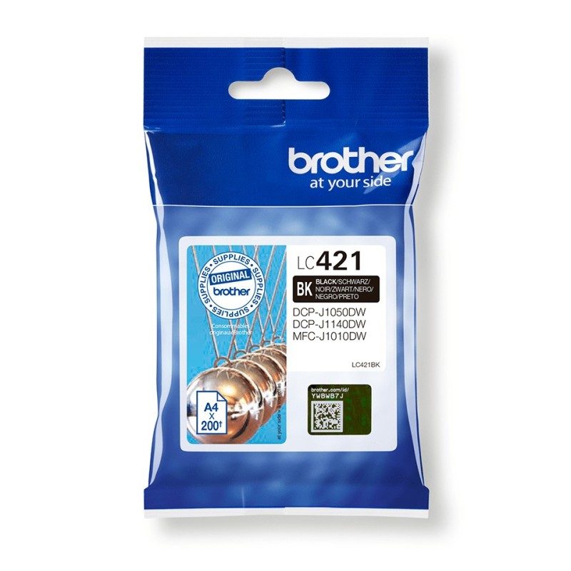 Brother LC-421BK ink cartridge 1 pc(s) Original Black