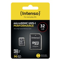 Intenso 3424480 memoria flash 32 GB MicroSD UHS-I Classe 10