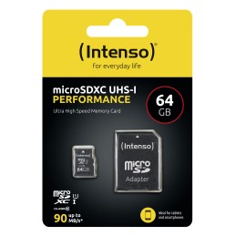 Intenso 3424490 memoria flash 64 GB MicroSD UHS-I Classe 10