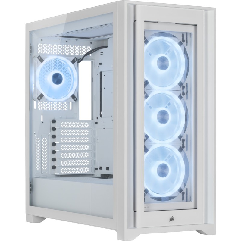 iCUE 5000X RGB QL Edition - Mid tower - Seitenteil mit Fenster (gehartetes Glas)