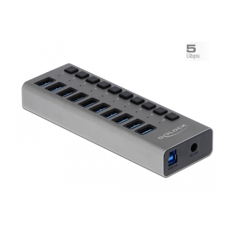 Hub - 10 x SuperSpeed USB 3.0 - Desktop