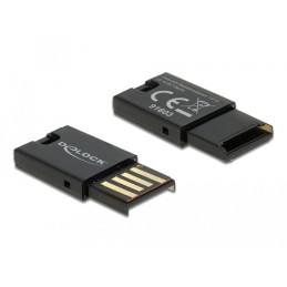 DeLOCK 91603 lettore di schede USB 2.0 Nero
