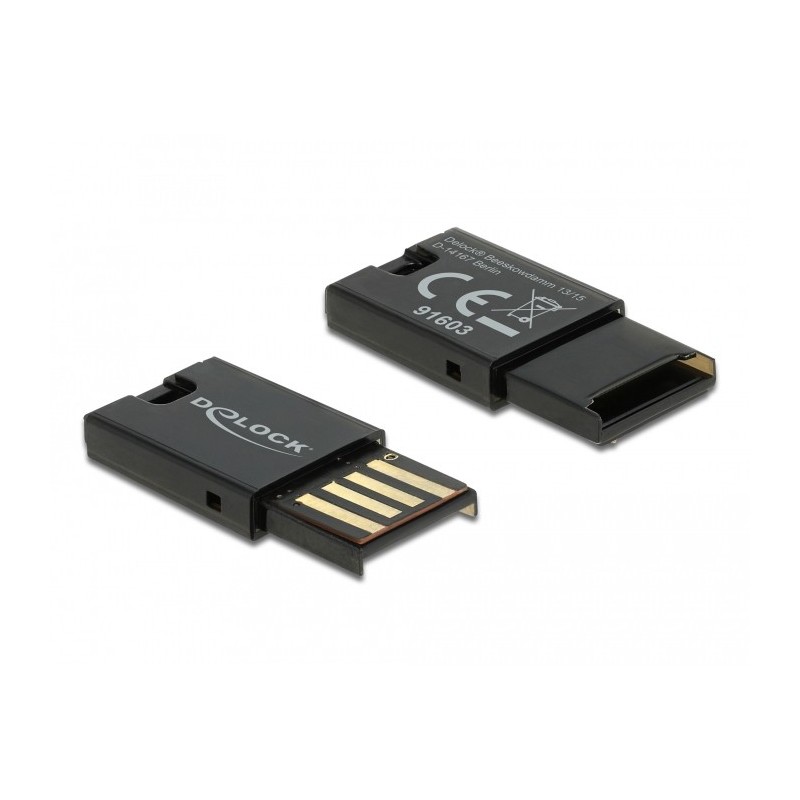 DeLOCK 91603 lettore di schede USB 2.0 Nero