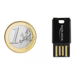 DeLOCK 91603 lettore di schede USB 2.0 Nero