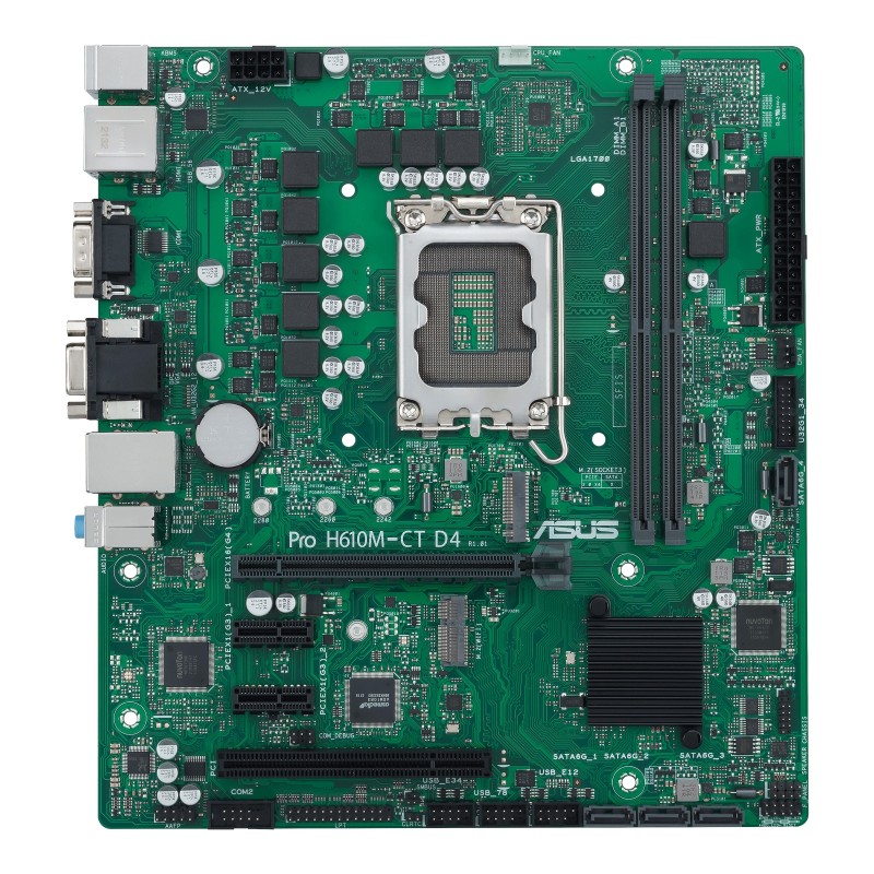 PRO H610M-C D4-CSM - Motherboard - micro ATX - LGA1700-Sockel - H610 Chipsatz...