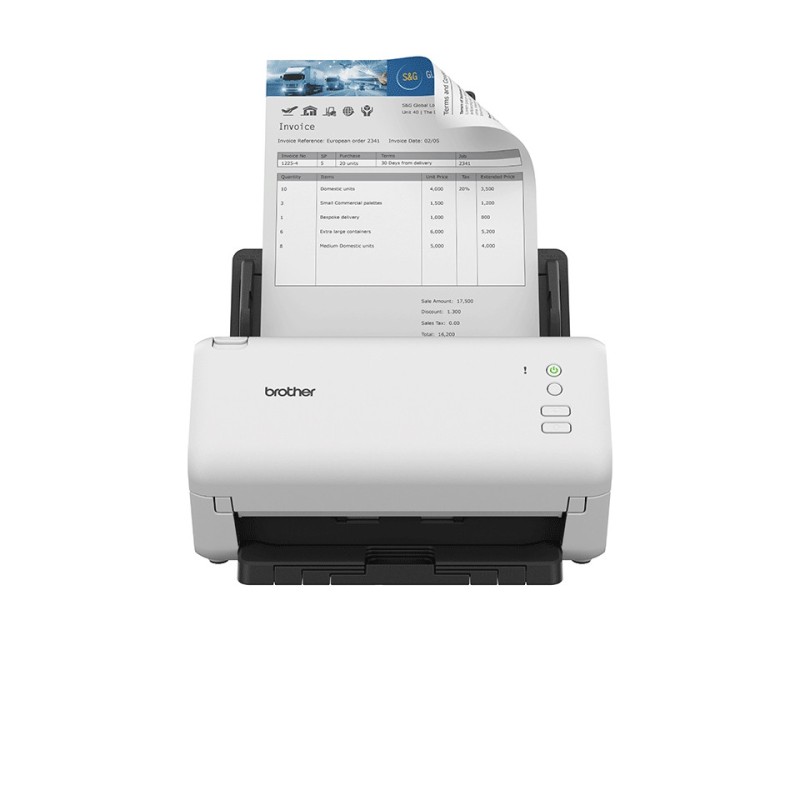 Brother ADS-4100 ADF scanner 600 x 600 DPI A4 Black, White