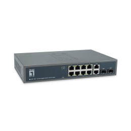 LevelOne GEP-1221 switch di rete Non gestito Gigabit Ethernet (10 100 1000) Supporto Power over Ethernet (PoE) Nero