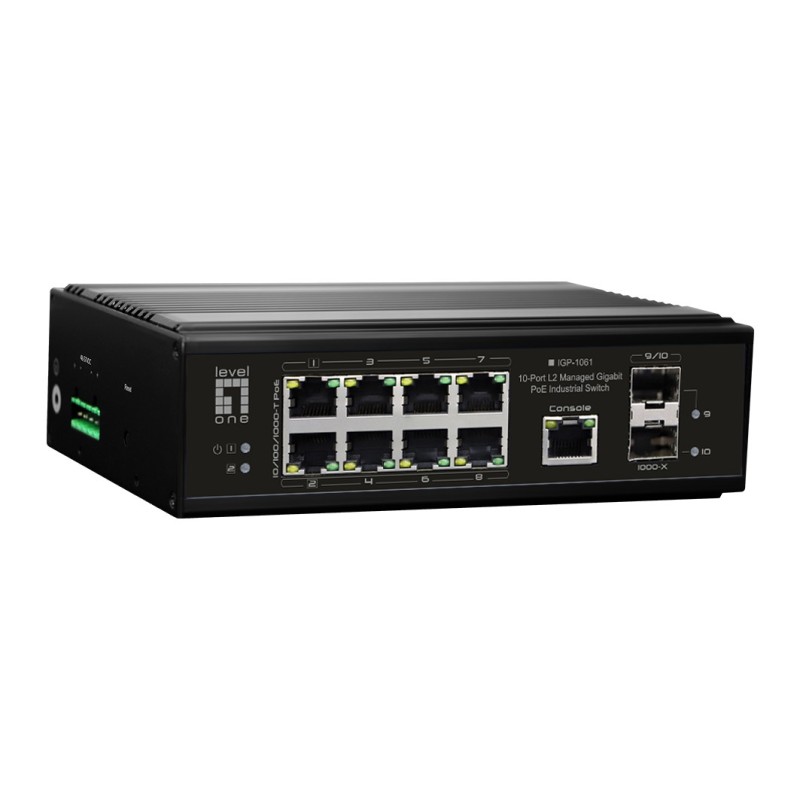 IGP-1061 - Switch - -40 C bis 75 C - managed - 2 x 10/100/1000 (PoE++)