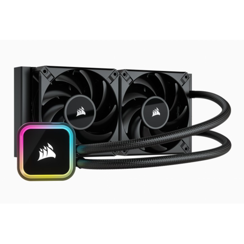 Corsair H100i Processore Raffreddatore di liquidi tutto in uno 12 cm Nero 1 pz Corsair H100i Processore Raffreddatore di liquidi tutto in uno 12 cm Nero 1 pz