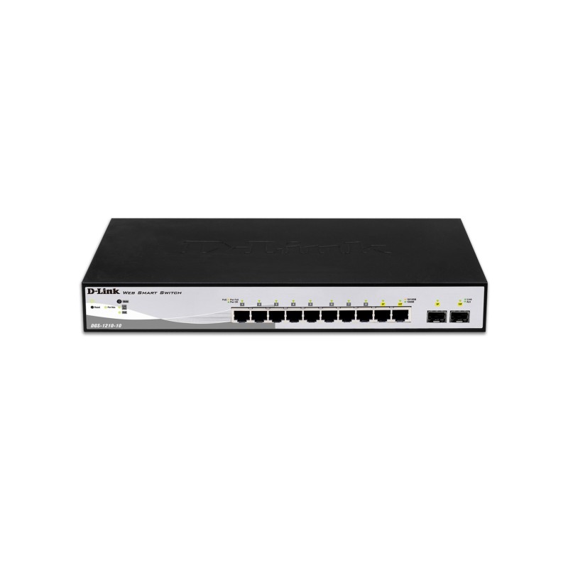 DGS 1210-10 - Switch - Smart - 8 x 10/100/1000 + 2 x Gigabit SFP