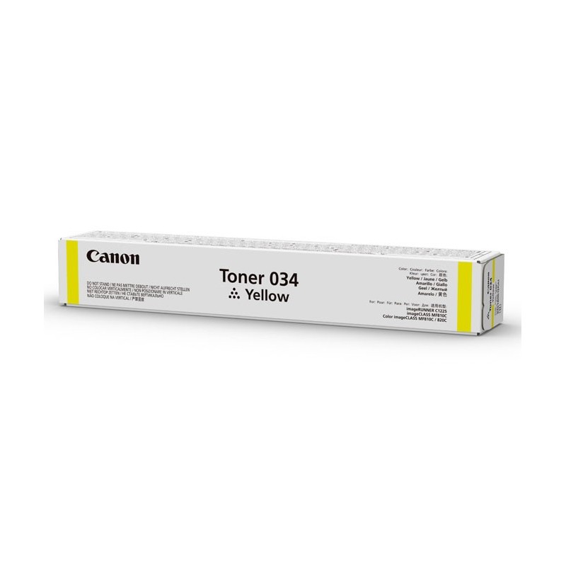 Canon 034 toner cartridge 1 pc(s) Original Yellow