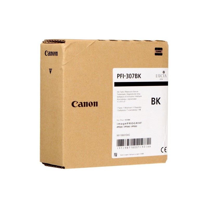 Canon PFI-307BK cartuccia d'inchiostro Originale Nero